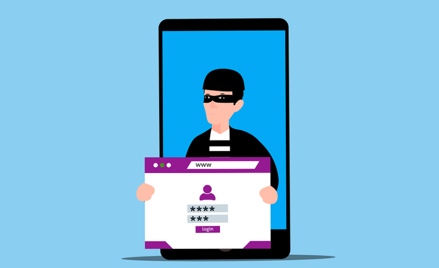 Free phishing scam website vector