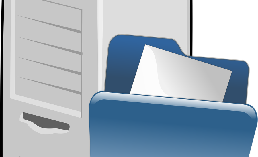 Free computer file network vector