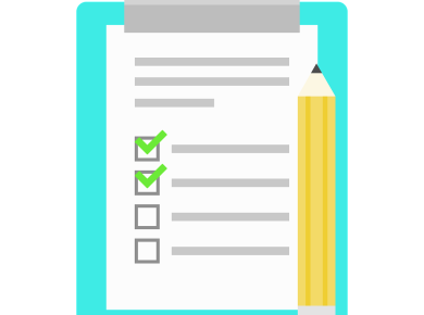 Free list notes icon illustration